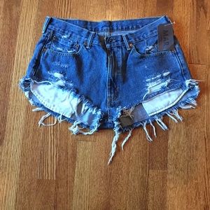 Levi’s 505 jean shorts NWT